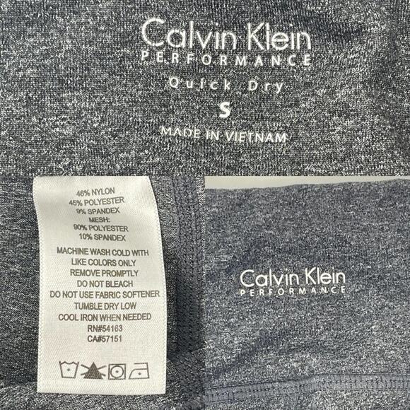 Calvin Klein Performance full length gray leggings women’s small quick dry - Picture 8 of 10